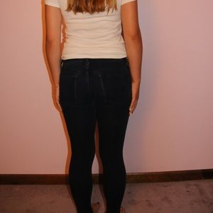 Dark Wash American Eagle Jeggings